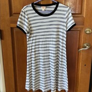 Black and White stripe dress